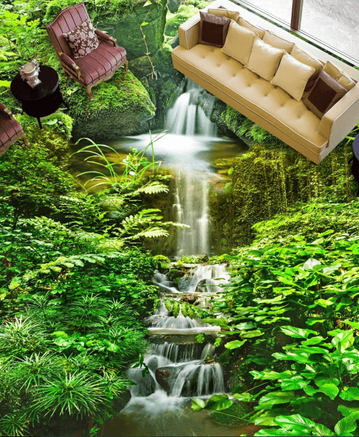 3D Verdant Woods 087 Floor Mural Wallpaper AJ Wallpaper 2
