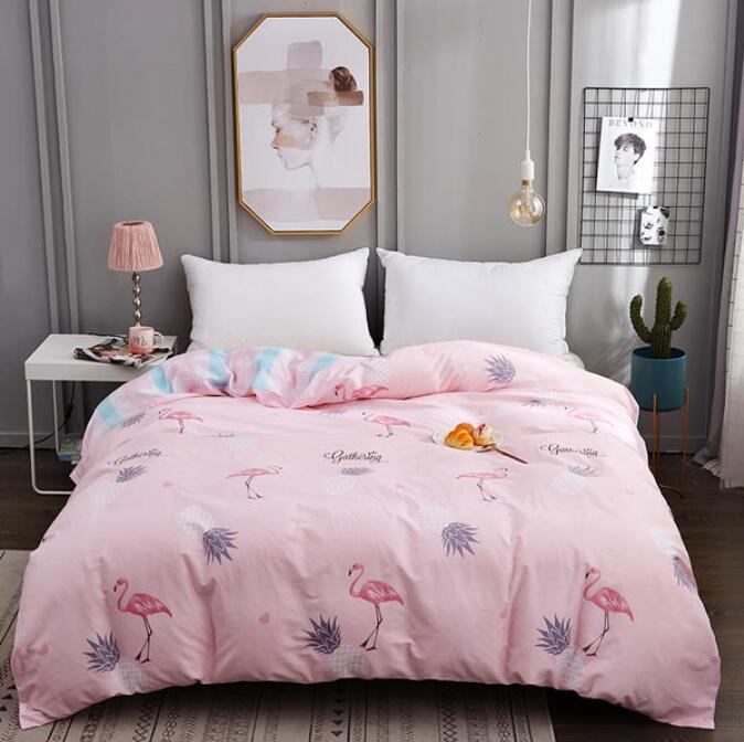 3D Pink Flamingo 3131 Bed Pillowcases Quilt