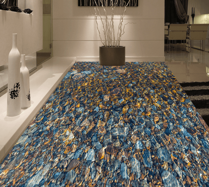 3D Water Color 014 Floor Mural Wallpaper AJ Wallpaper 2