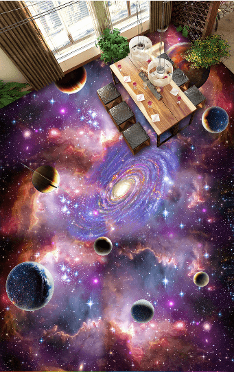 3D Planetary Vortex 359 Floor Mural Wallpaper AJ Wallpaper 2