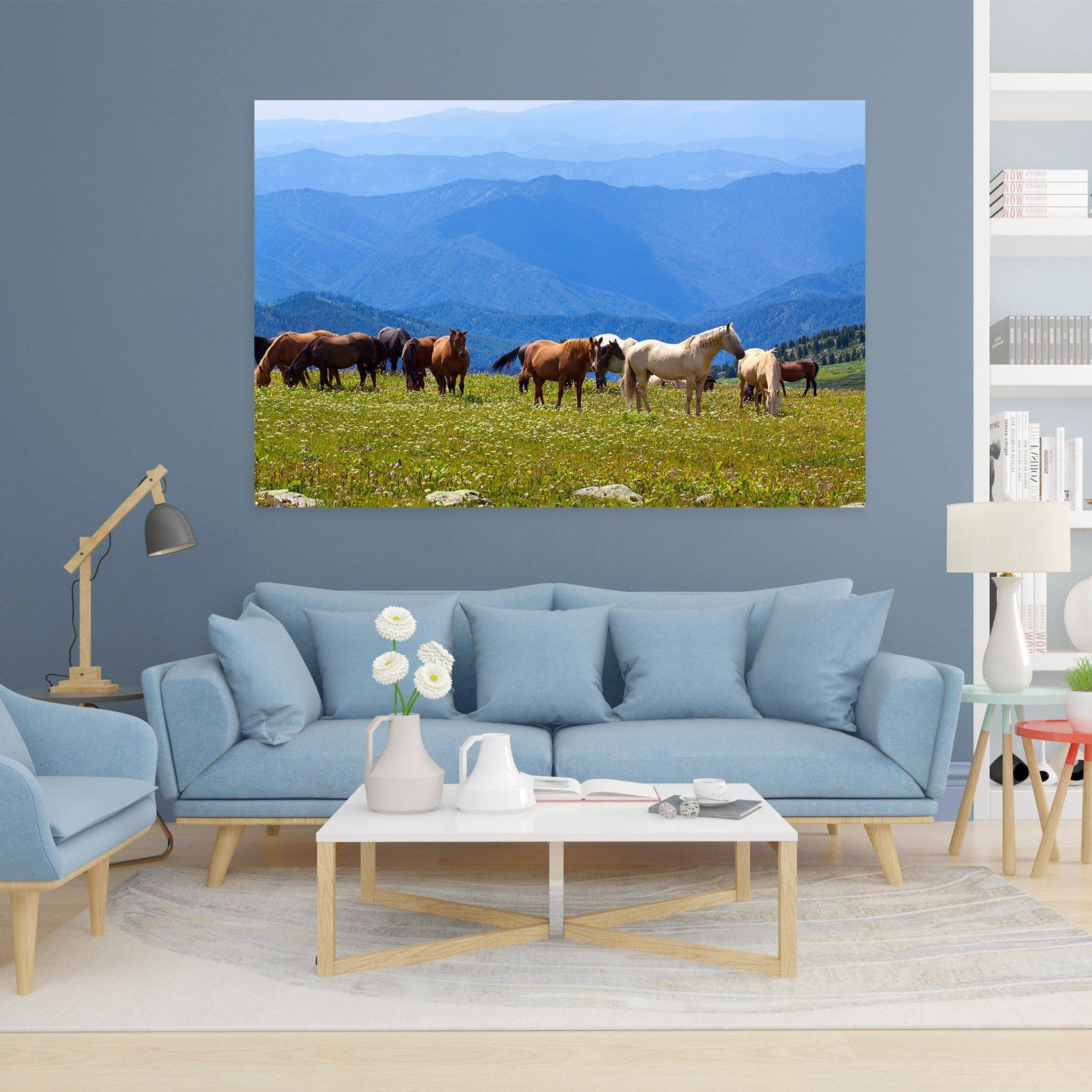 3D Prairie Horse 56 Animal Wall Stickers Wallpaper AJ Wallpaper 2
