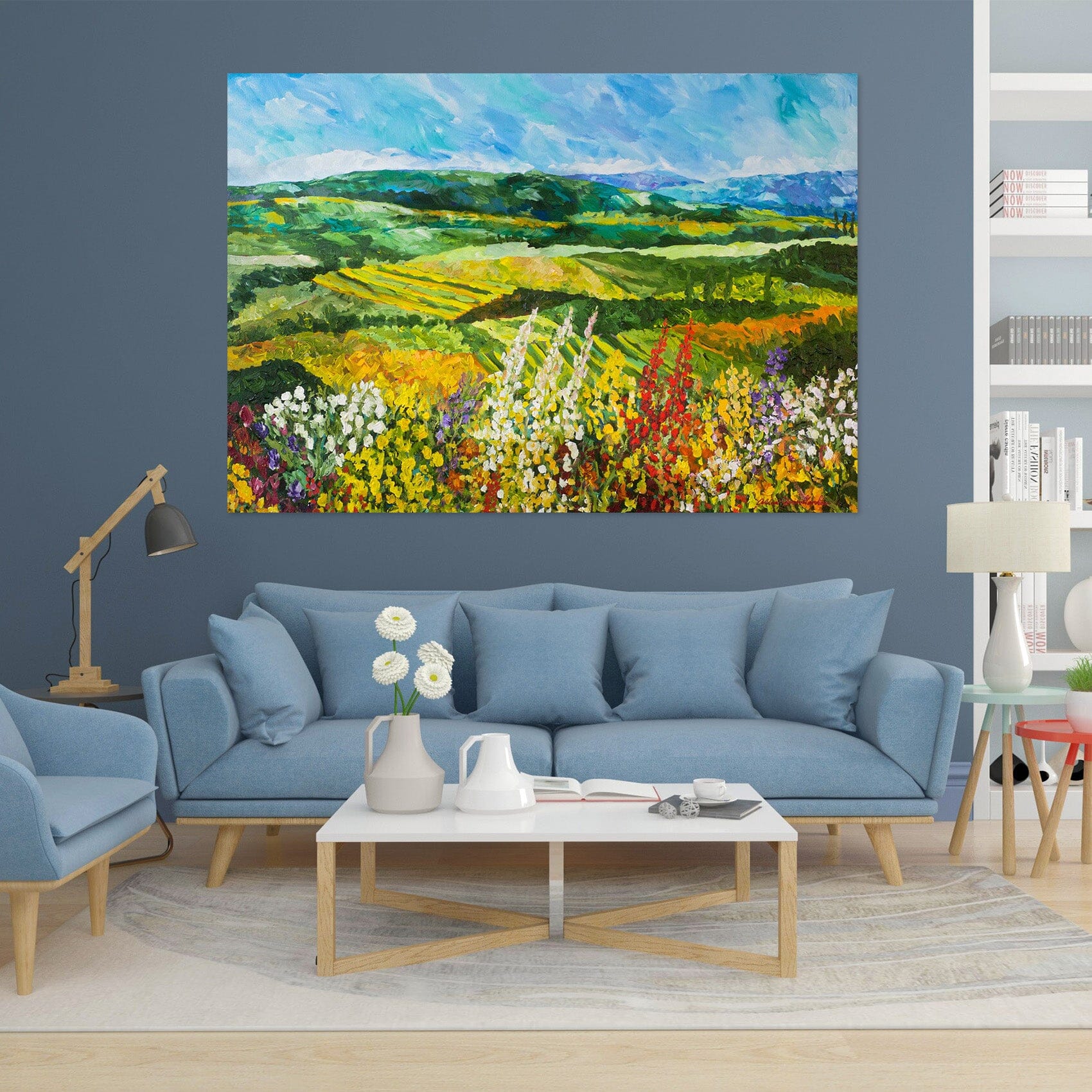 3D Colored Field 192 Allan P. Friedlander Wall Sticker Wallpaper AJ Wallpaper 2