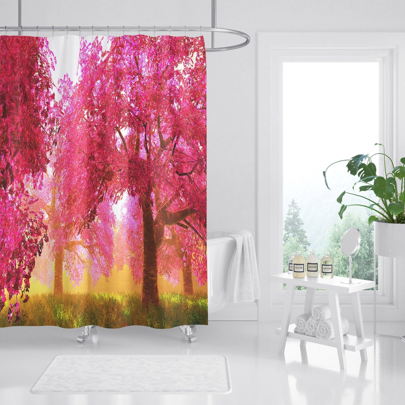 3D Mangrove Forest 007 Shower Curtain 3D Shower Curtain AJ Creativity Home