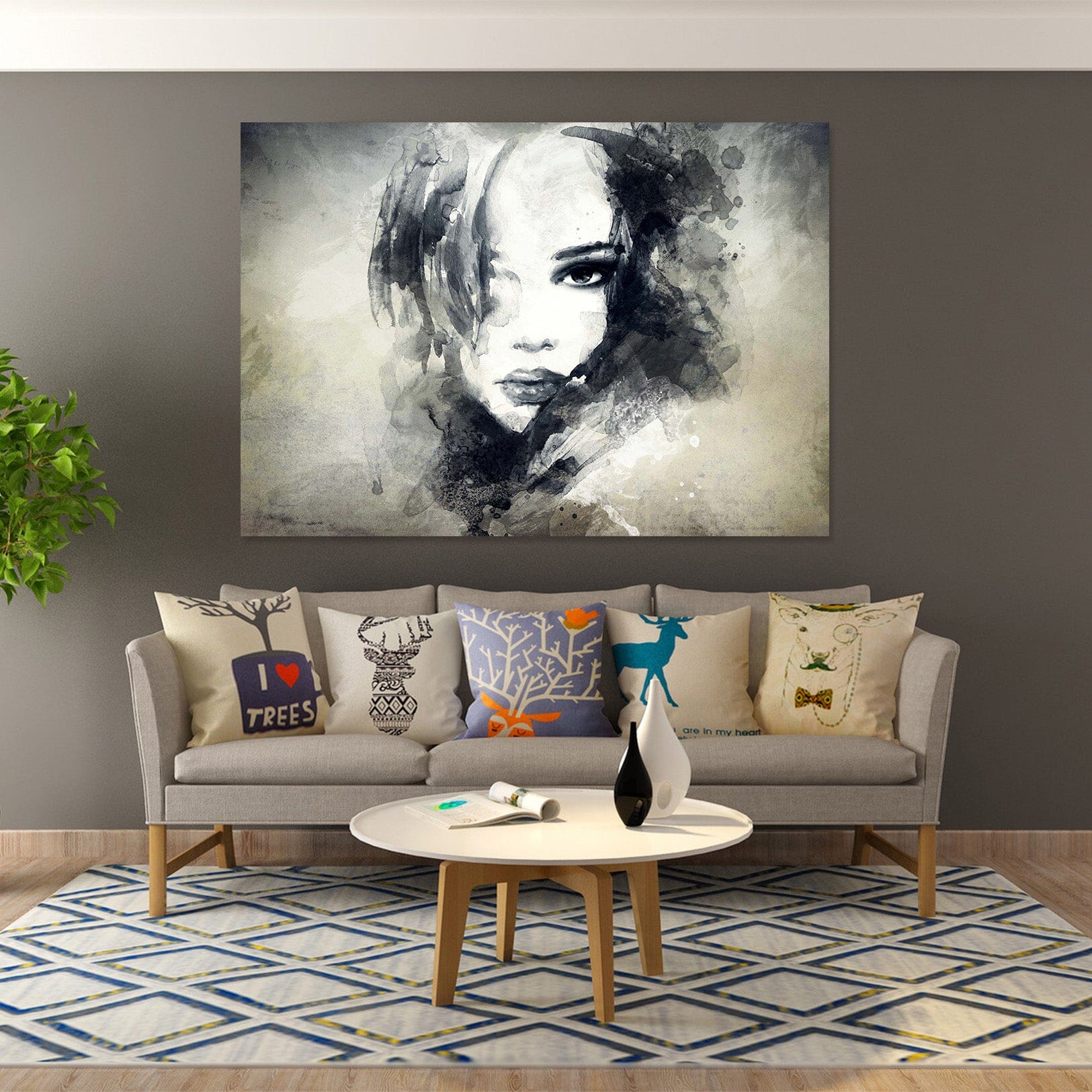 3D Mature Woman 1006 Wall Sticker Wallpaper AJ Wallpaper 2