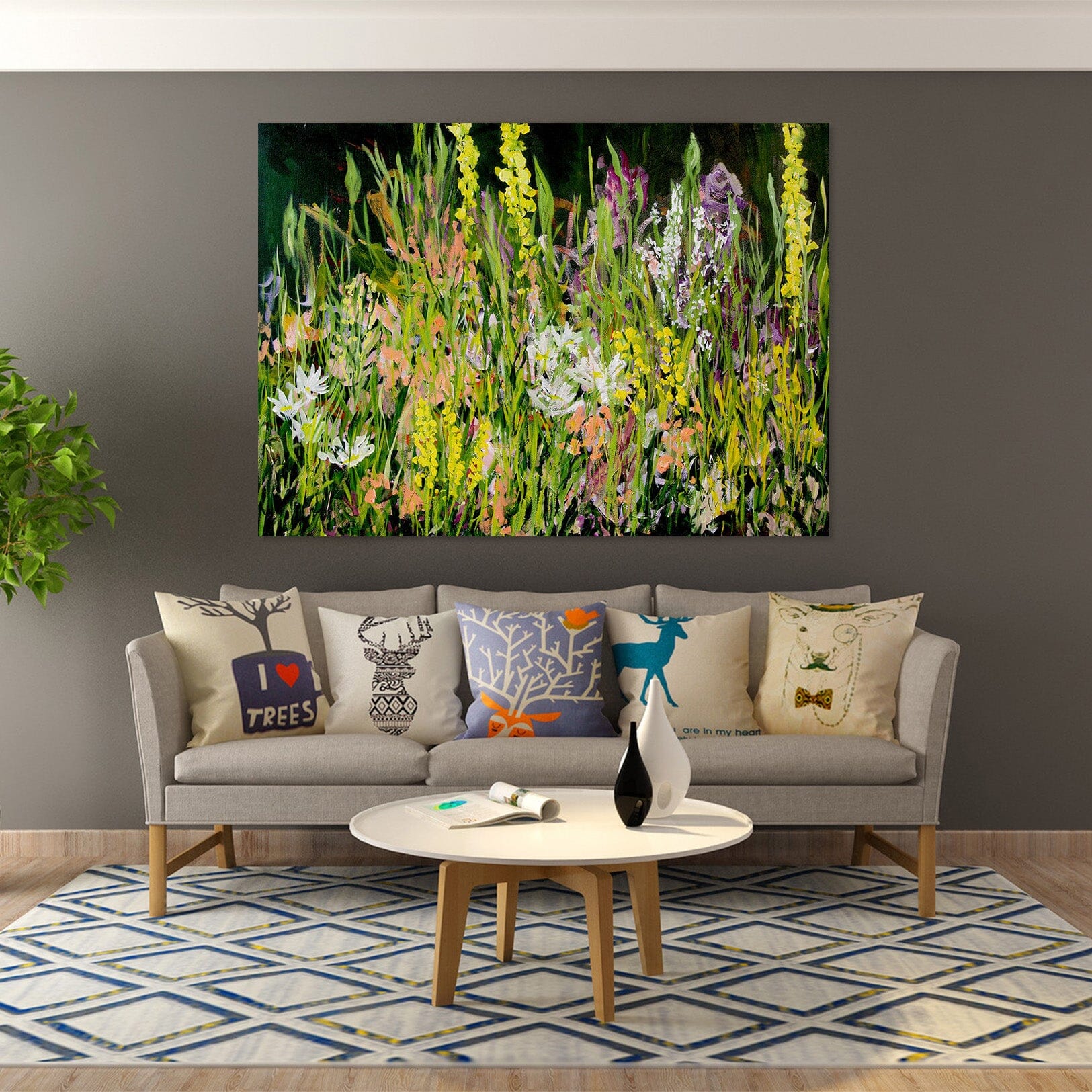 3D Field Fragrance 221 Allan P. Friedlander Wall Sticker Wallpaper AJ Wallpaper 2