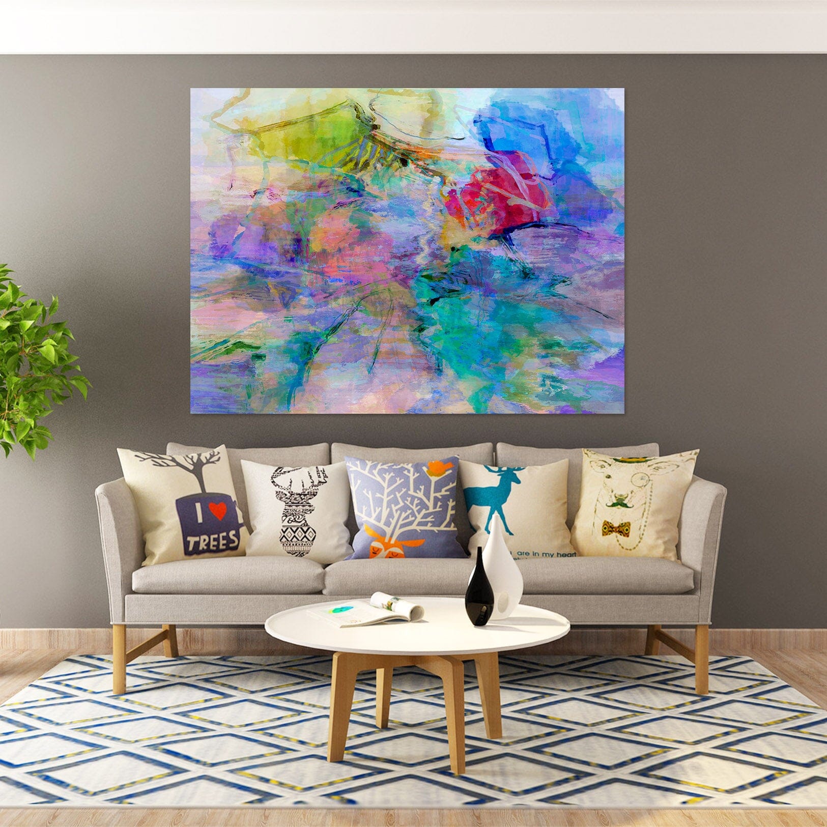 3D Color Convergence 022 Michael Tienhaara Wall Sticker Wallpaper AJ Wallpaper 2