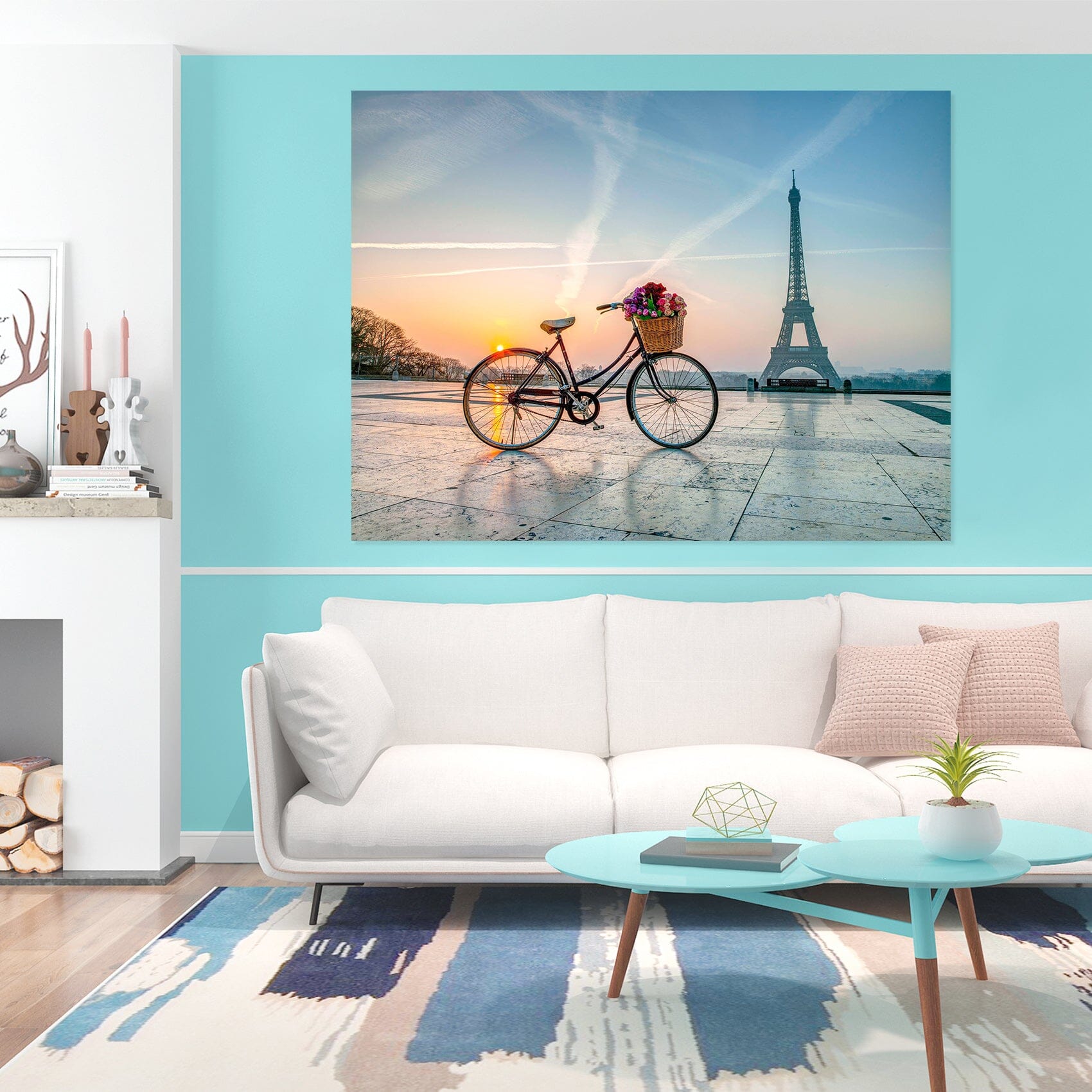 3D Eiffel Tower 015 Assaf Frank Wall Sticker Wallpaper AJ Wallpaper 2