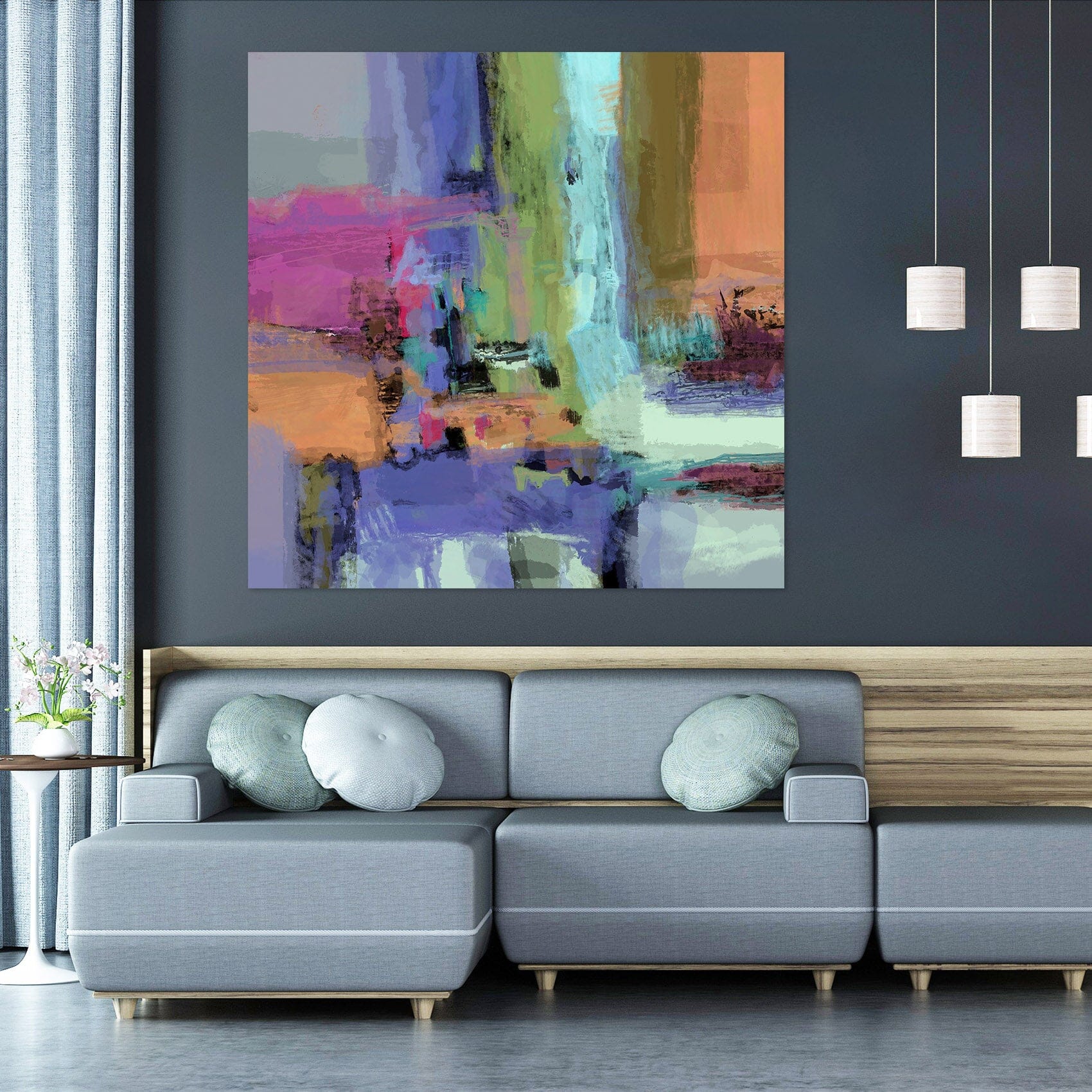 3D Abstract Waterfall 018 Michael Tienhaara Wall Sticker Wallpaper AJ Wallpaper 2