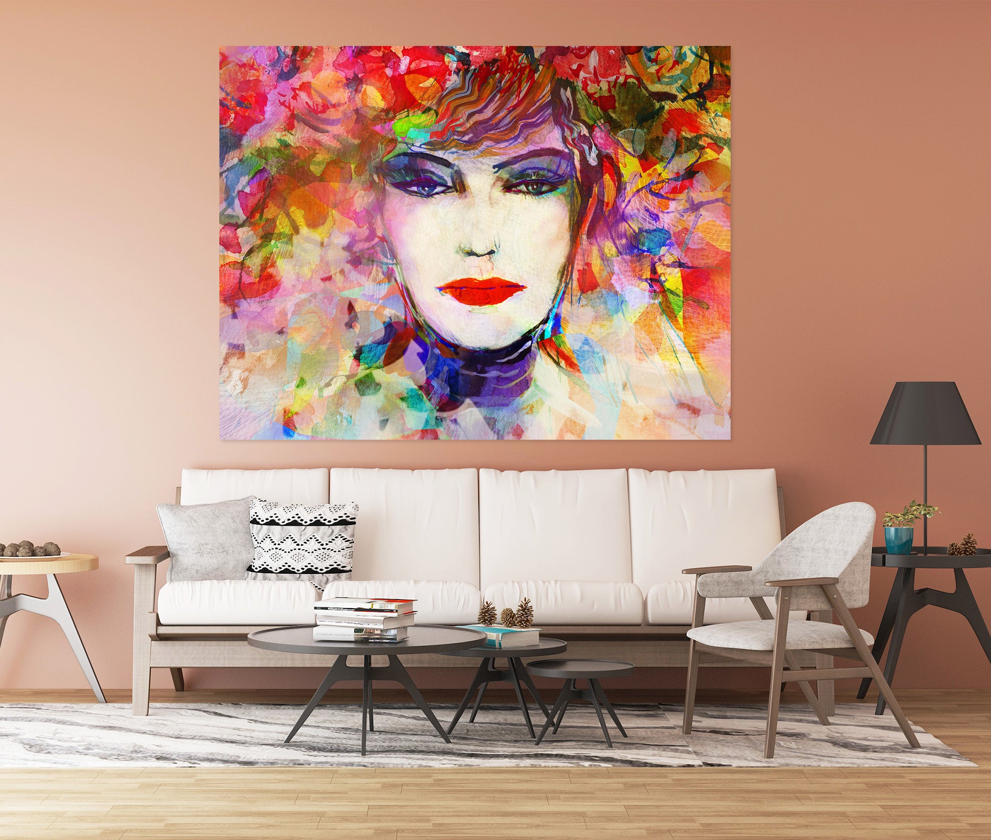 3D Graffiti Woman 1008 Wall Sticker Wallpaper AJ Wallpaper 2