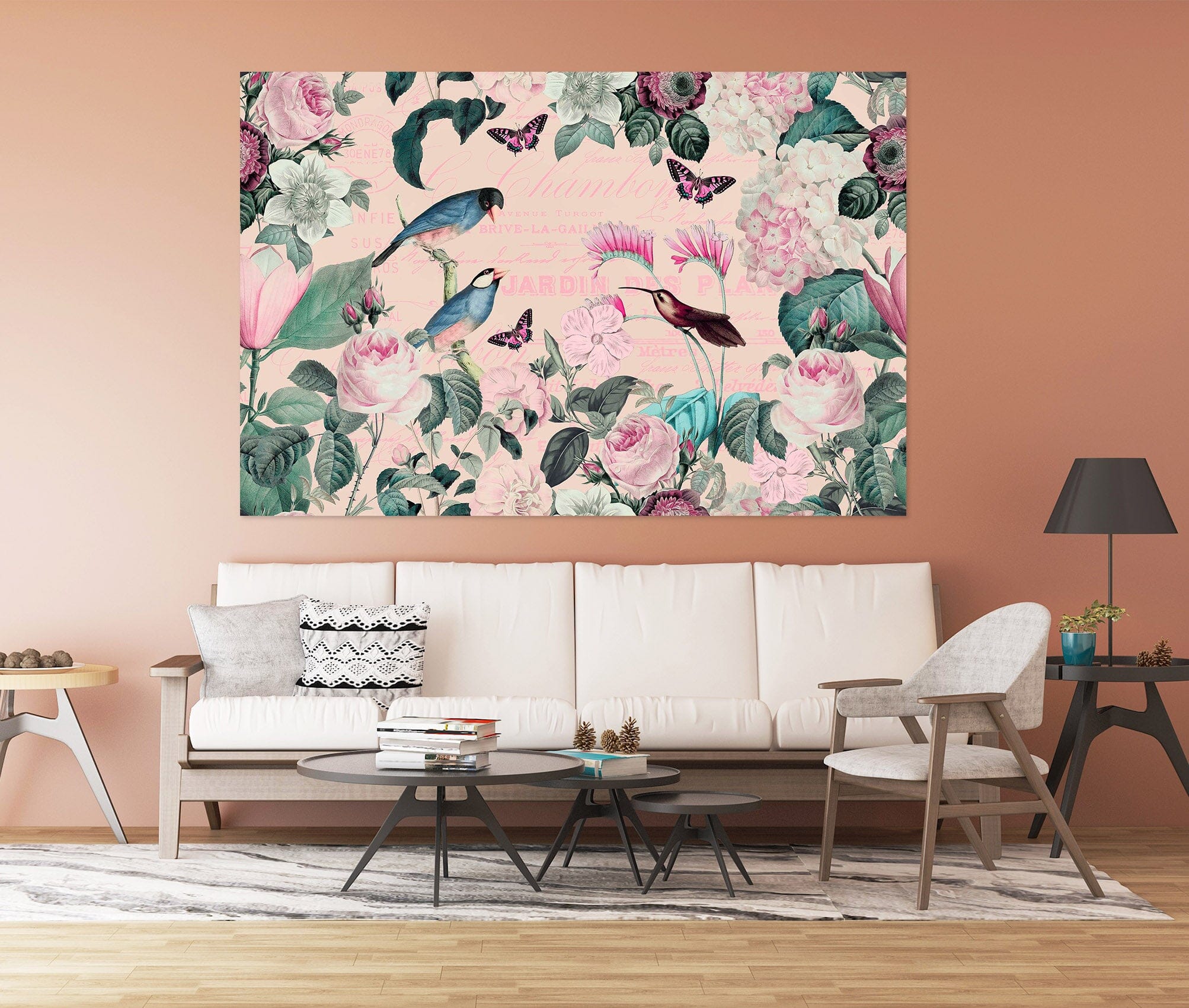 3D Leaf Bird 116 Andrea haase Wall Sticker Wallpaper AJ Wallpaper 2