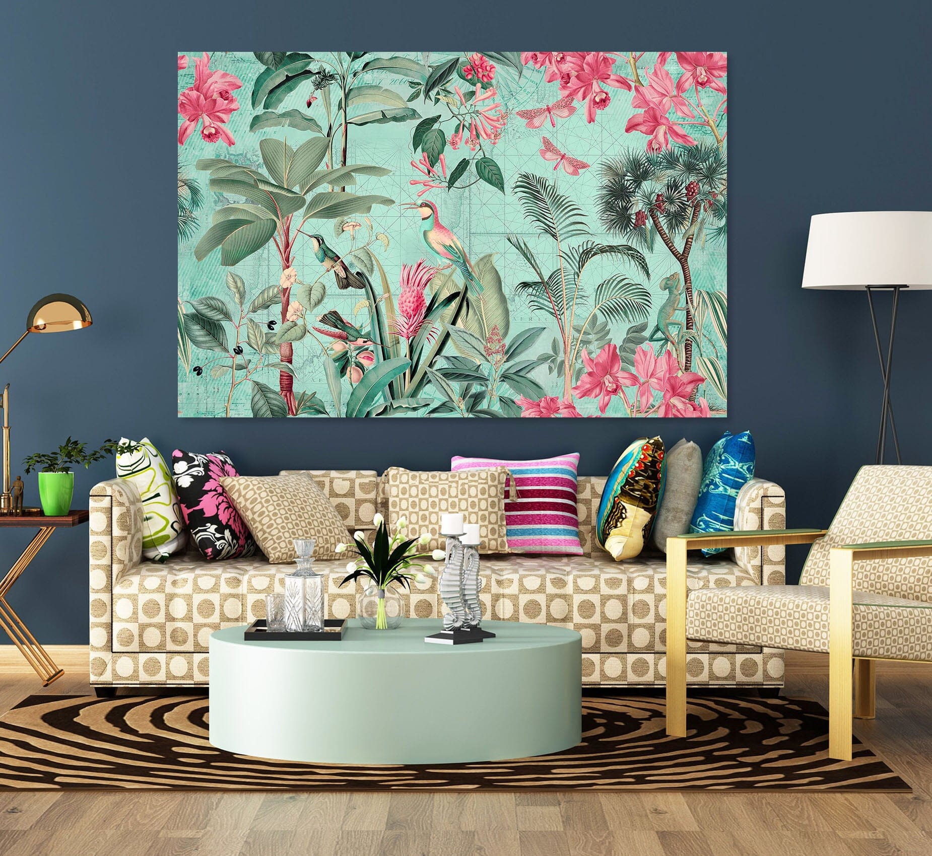 3D Bird Paradise 124 Andrea haase Wall Sticker Wallpaper AJ Wallpaper 2