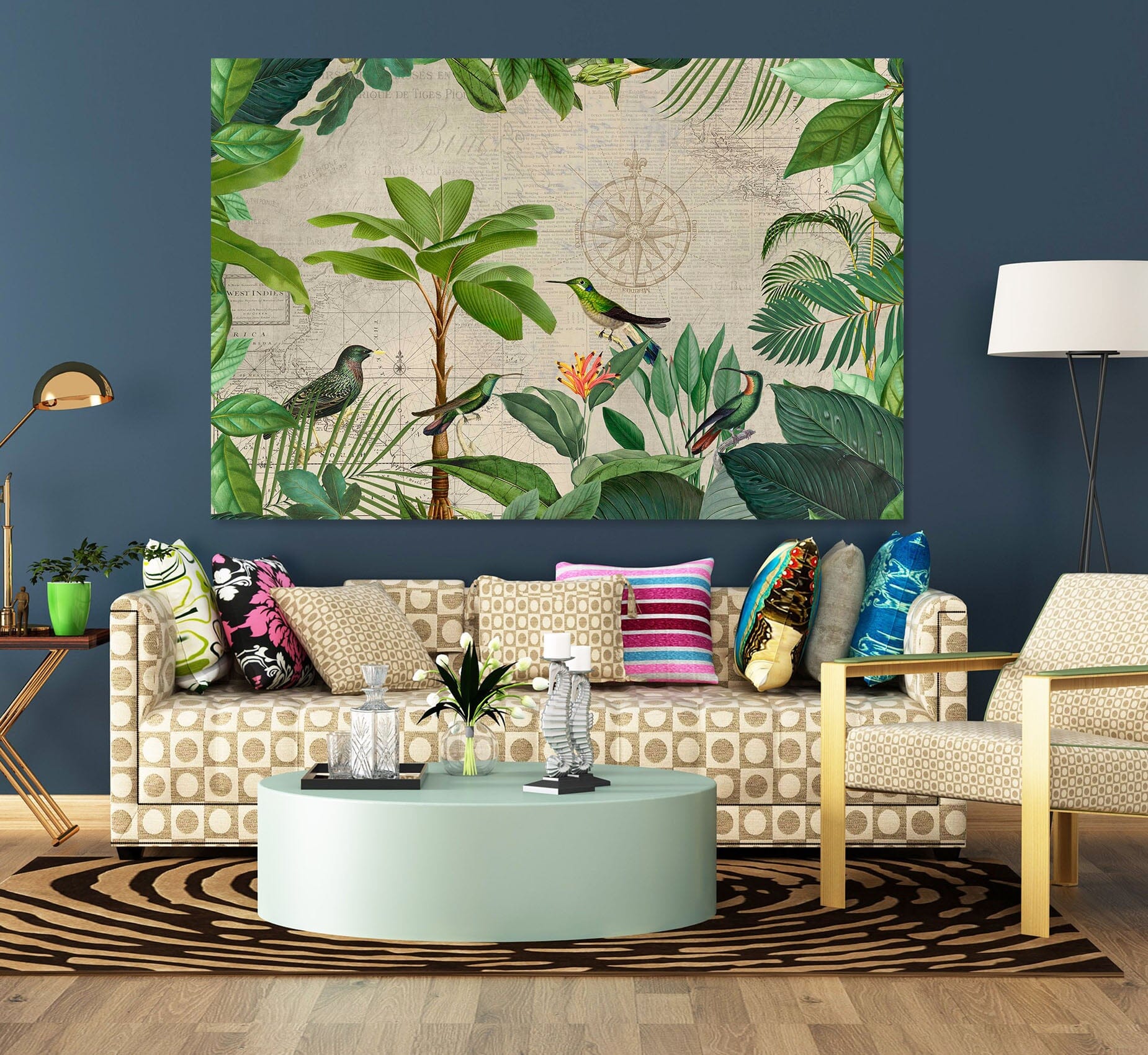 3D Bird Singing 117 Andrea haase Wall Sticker Wallpaper AJ Wallpaper 2