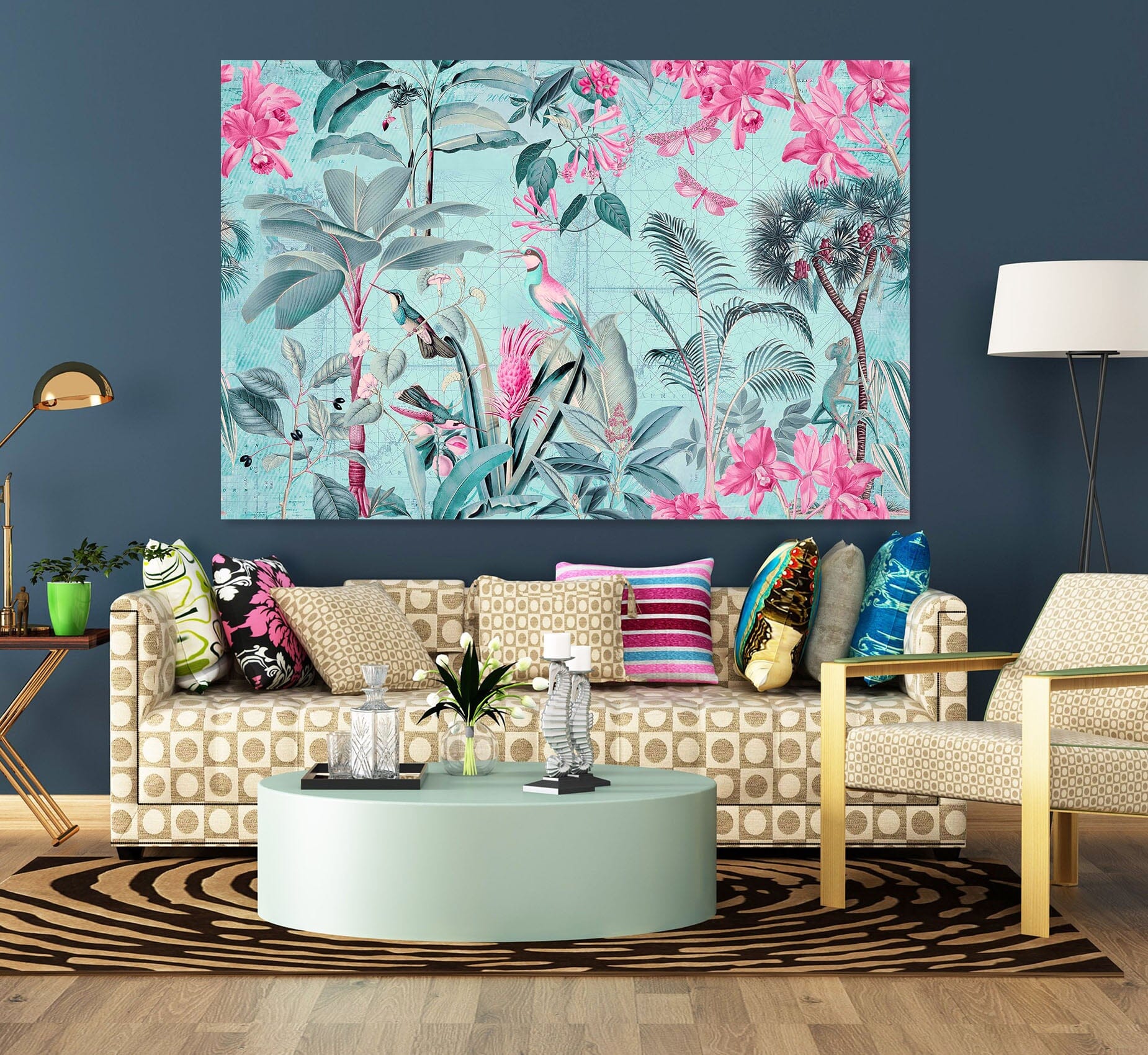 3D Flowers Birds 126 Andrea haase Wall Sticker Wallpaper AJ Wallpaper 2