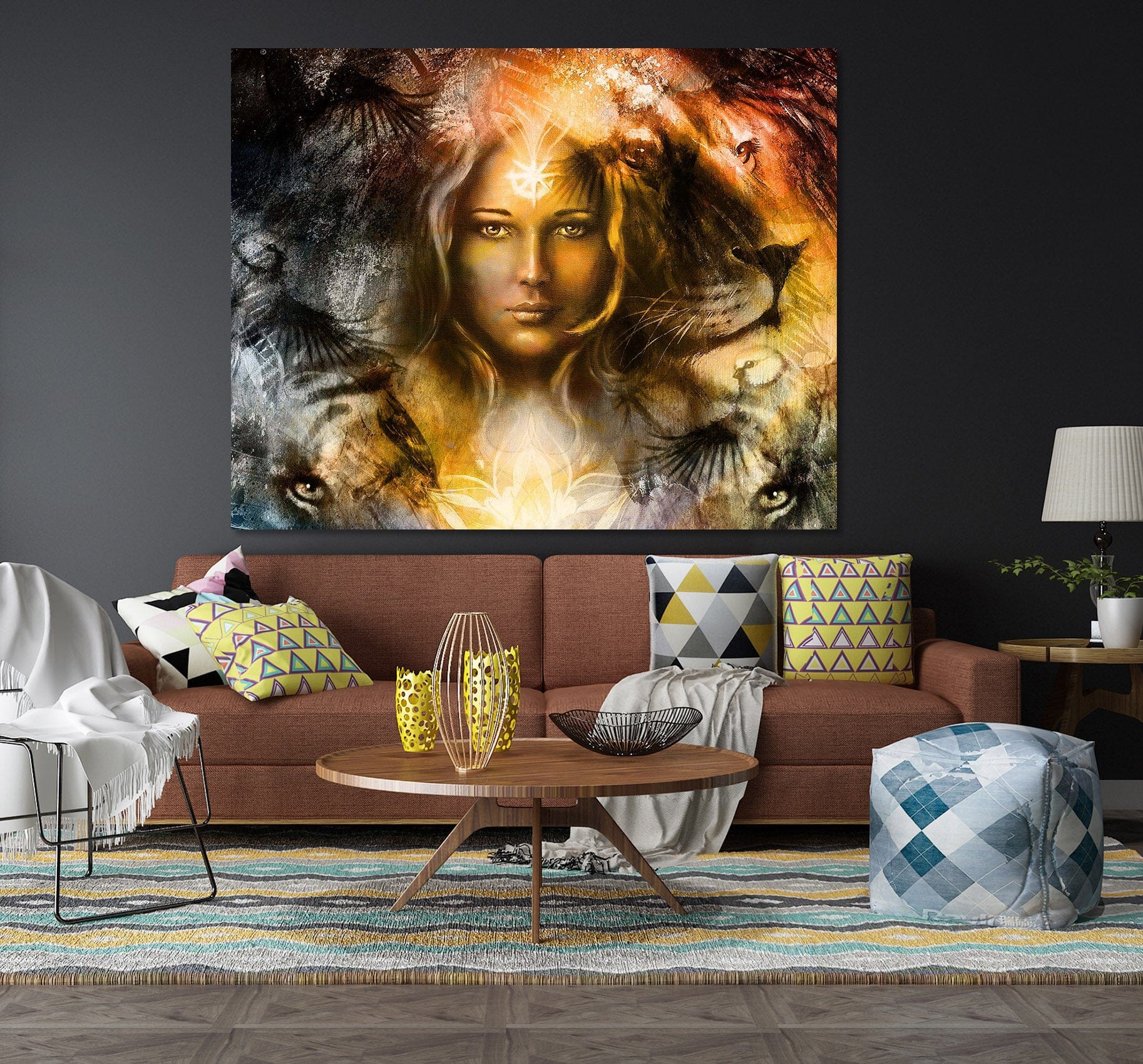 3D Golden Angel Woman 1026 Wall Sticker Wallpaper AJ Wallpaper 2