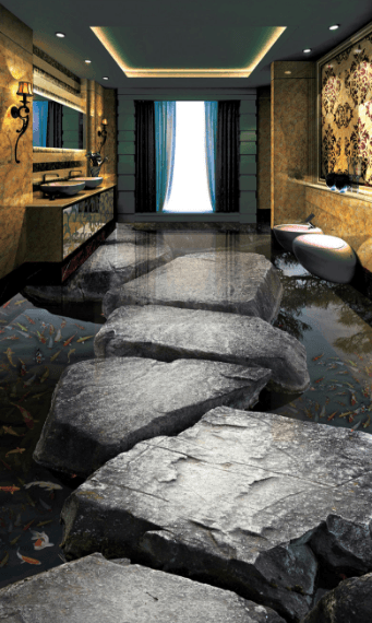 3D Blackstone 406 Floor Mural Wallpaper AJ Wallpaper 2