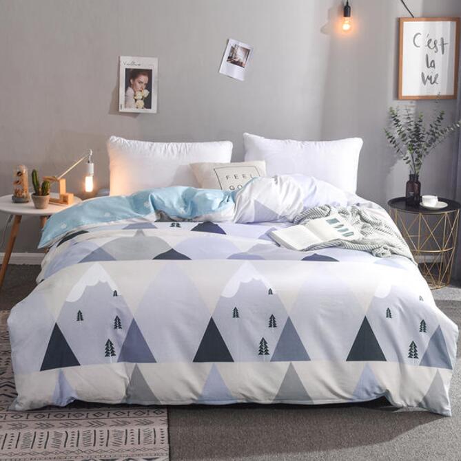 3D Gray Triangle 4182 Bed Pillowcases Quilt
