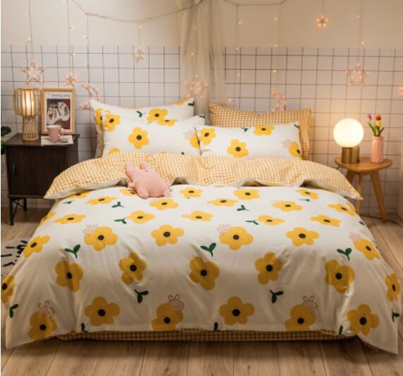 3D Yellow Flowers 40293 Bed Pillowcases Quilt