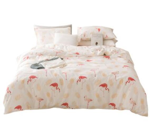 3D Flamingo 20200 Bed Pillowcases Quilt