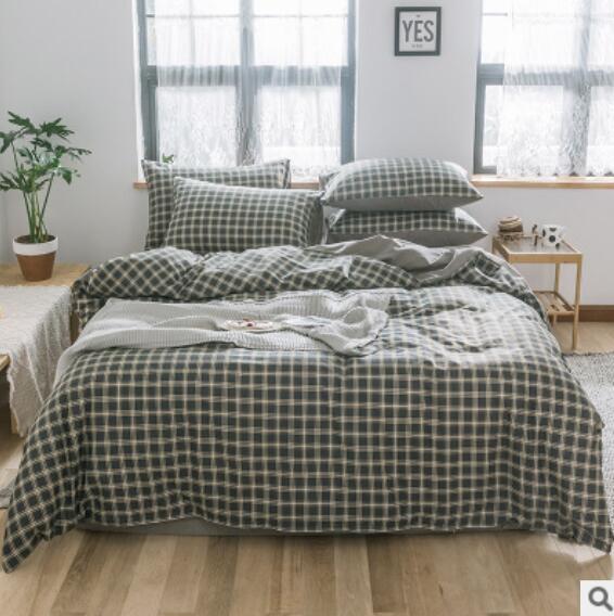 3D Black Plaid 15014 Bed Pillowcases Quilt