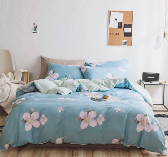 3D White Flowers 30223 Bed Pillowcases Quilt