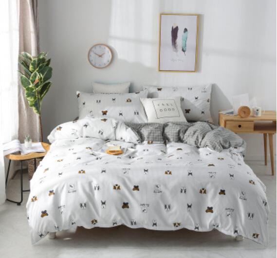 3D Bulldog 30264 Bed Pillowcases Quilt