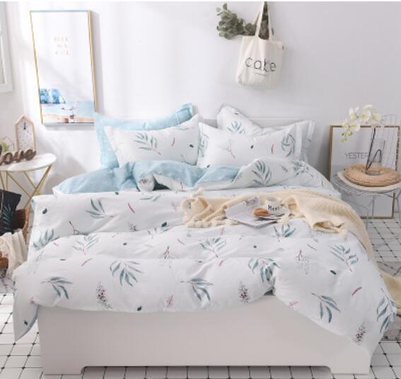3D Leaf Pattern 30282 Bed Pillowcases Quilt
