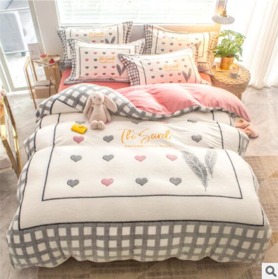 3D Love 14178 Bed Pillowcases Quilt