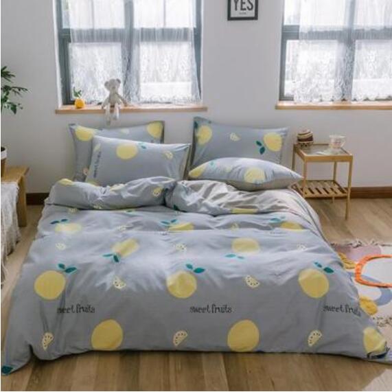 3D Fruit On Grey Bottom 15012 Bed Pillowcases Quilt