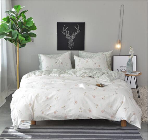 3D Small White Flowers 20213 Bed Pillowcases Quilt