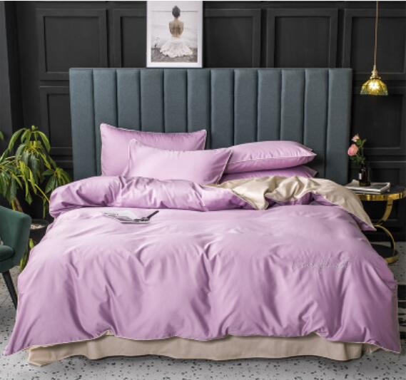 3D Purple Pink 15211 Bed Pillowcases Quilt