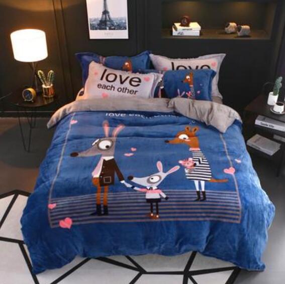 3D Mouse Family 17008 Bed Pillowcases Quilt