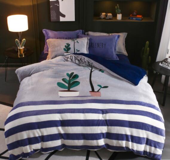3D Potted Plants 17026 Bed Pillowcases Quilt
