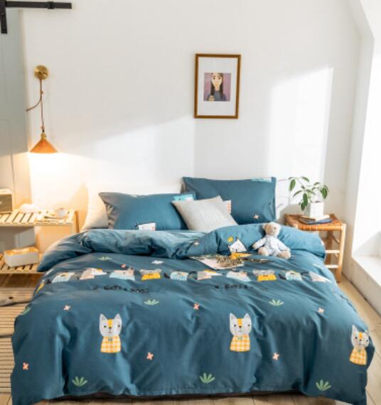 3D Cat Head 18063 Bed Pillowcases Quilt