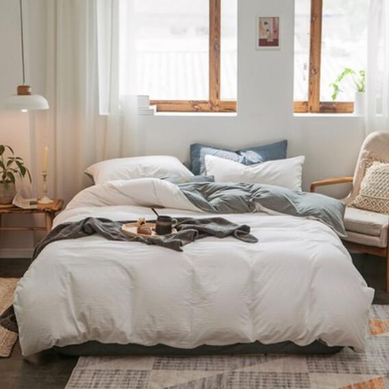 3D White 50132 Bed Pillowcases Quilt