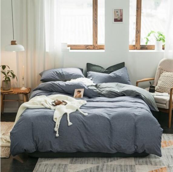 3D Dark Gray Blue 50133 Bed Pillowcases Quilt