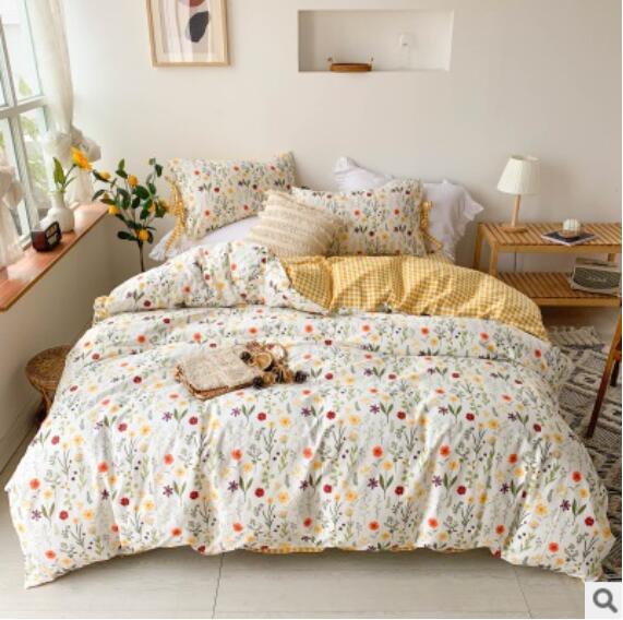 3D Yellow Flower 50060 Bed Pillowcases Quilt