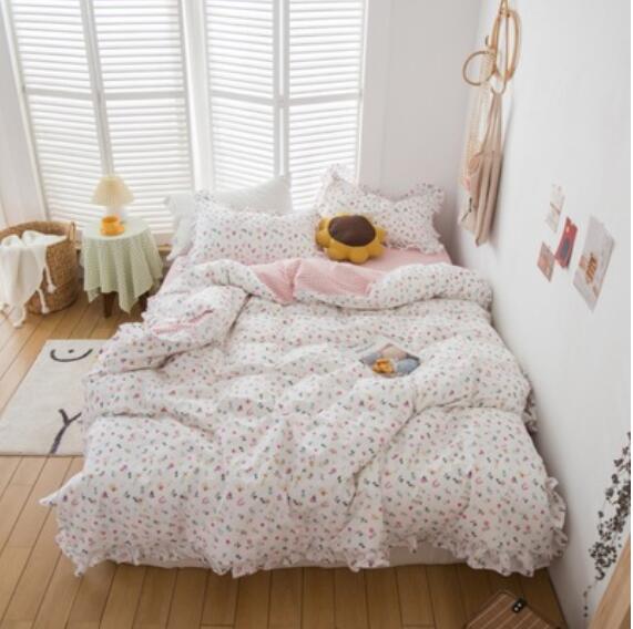 3D Pink Floral 40315 Bed Pillowcases Quilt