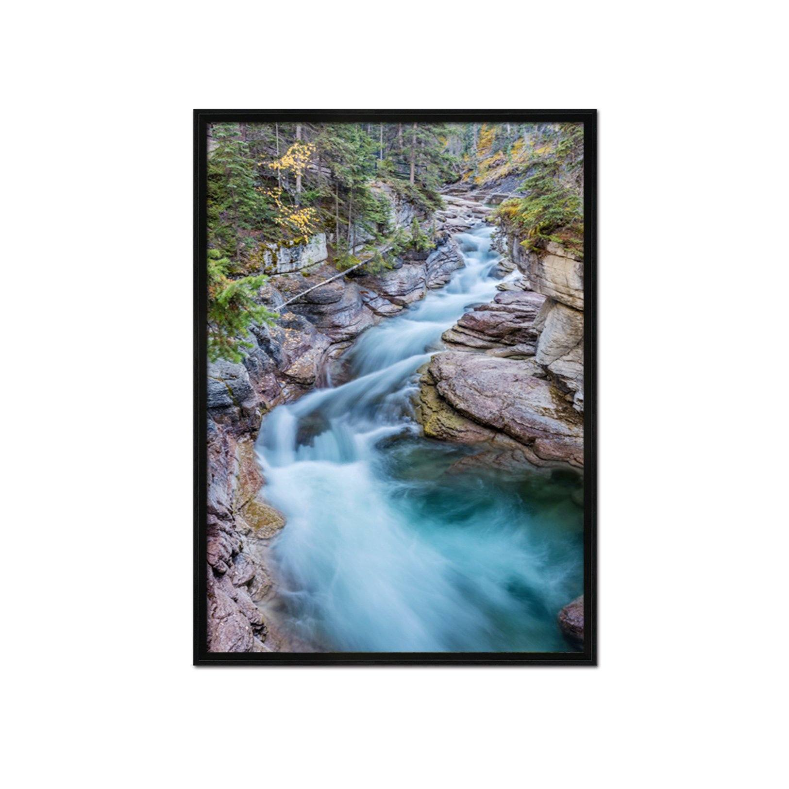 3D Rapid Bending 075 Fake Framed Print Painting Wallpaper AJ Creativity Home