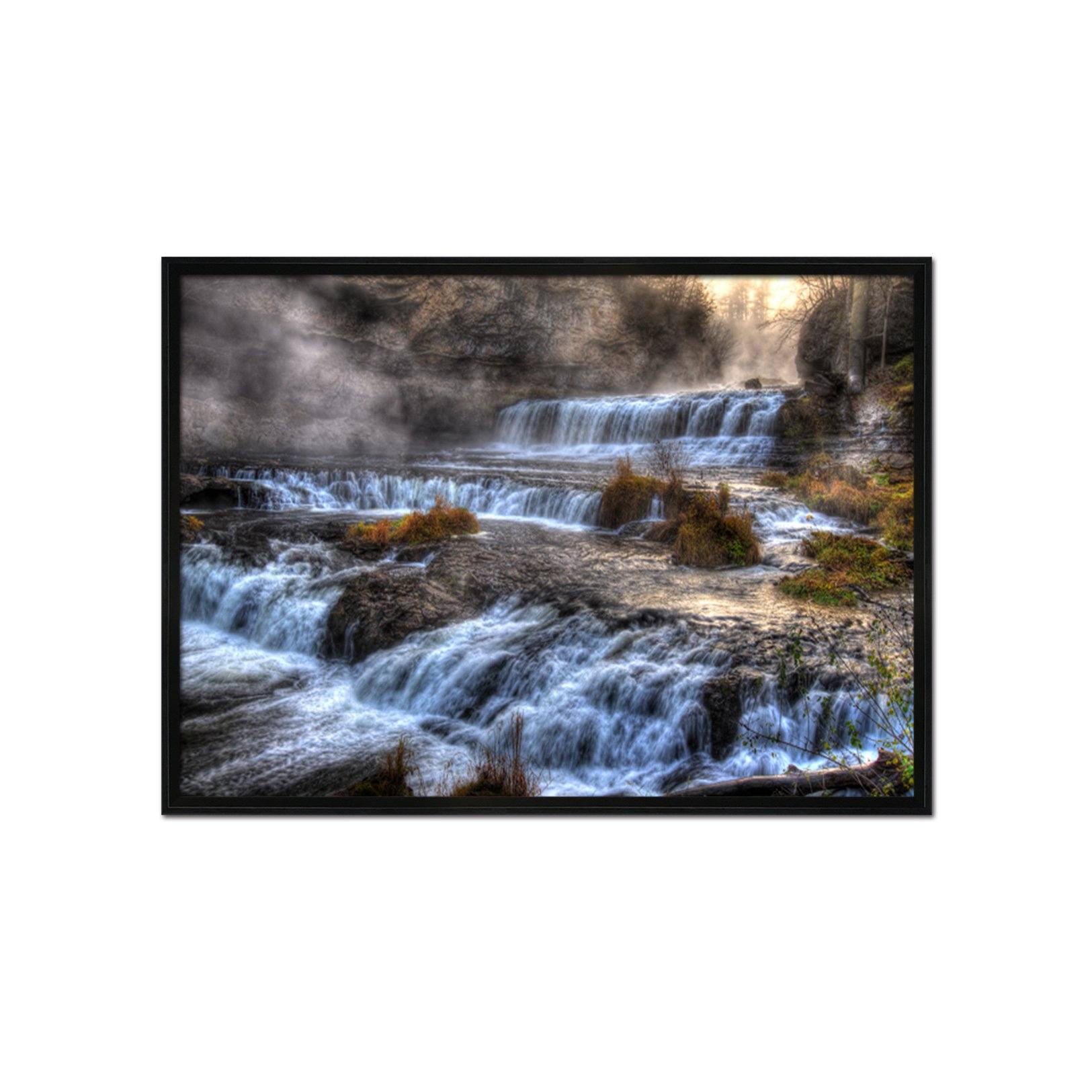 3D Small River 175 Fake Framed Print Painting Wallpaper AJ Creativity Home