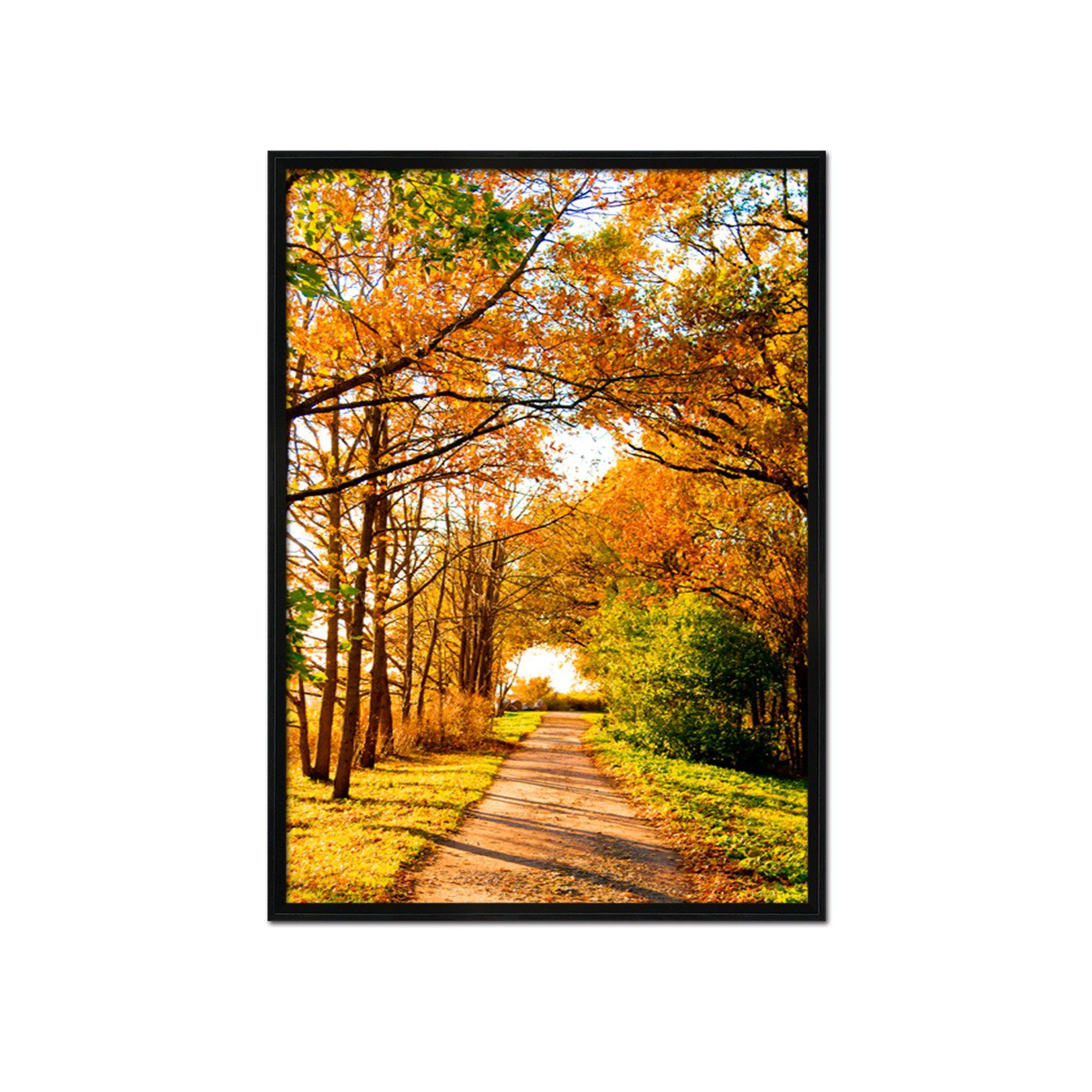 3D Dusk Road 135 Fake Framed Print Painting Wallpaper AJ Creativity Home