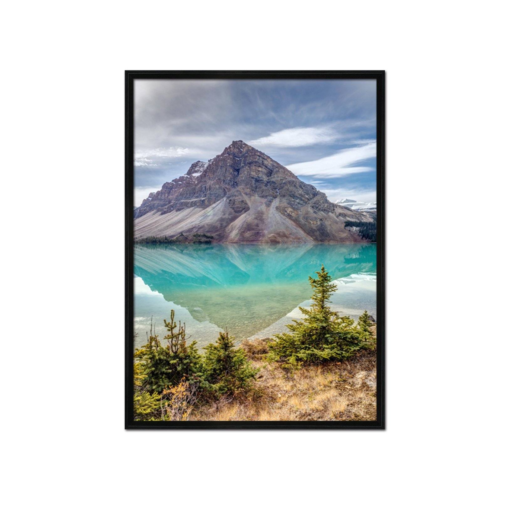 3D Lake Surface 033 Fake Framed Print Painting Wallpaper AJ Creativity Home