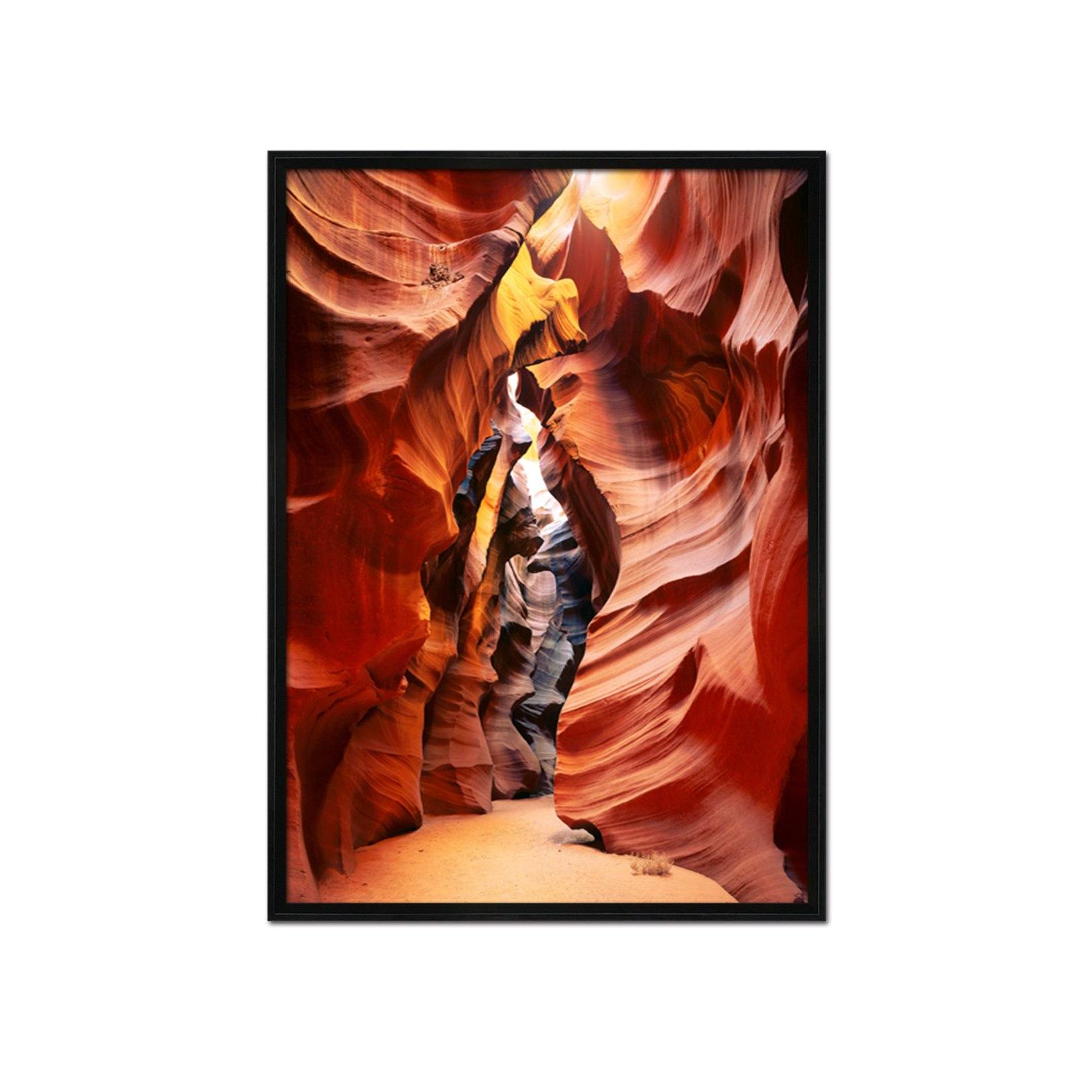 3D Red Rock Hill 076 Fake Framed Print Painting Wallpaper AJ Creativity Home