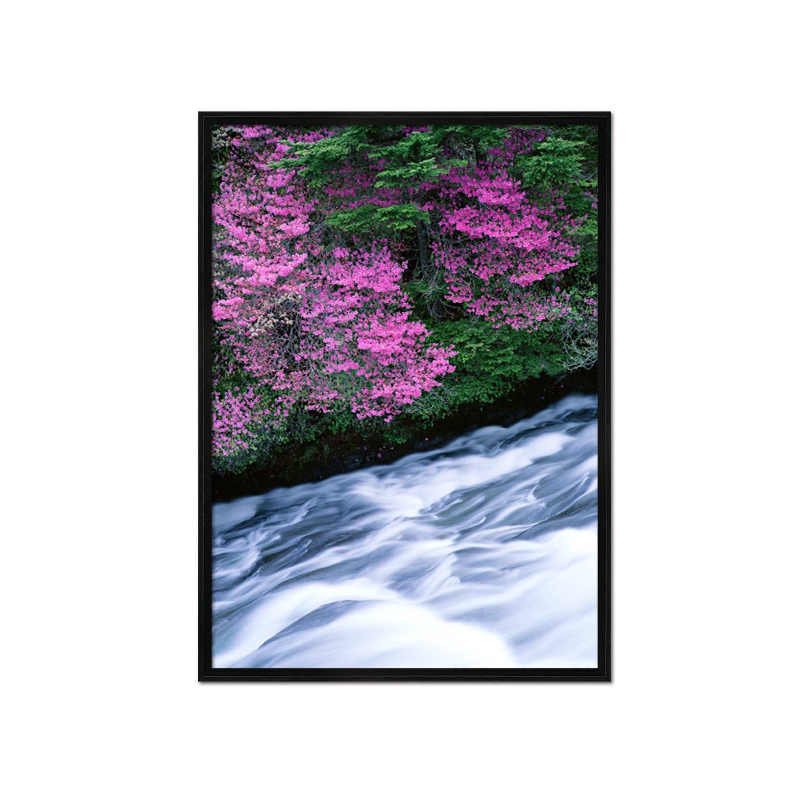 3D Woods Flowers 007 Fake Framed Print Painting Wallpaper AJ Creativity Home