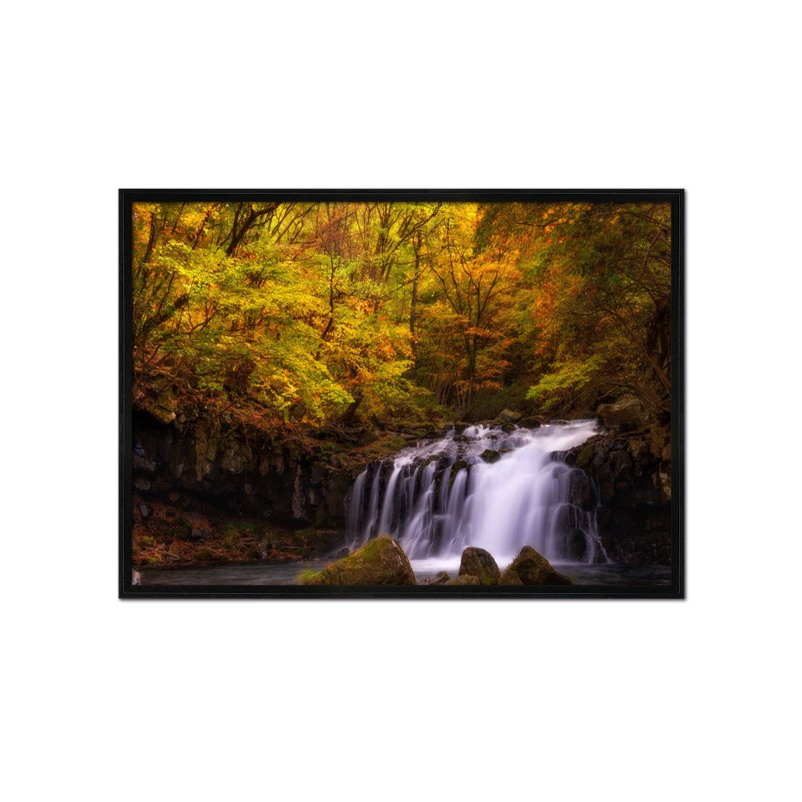 3D River At Dusk 020 Fake Framed Print Painting Wallpaper AJ Creativity Home