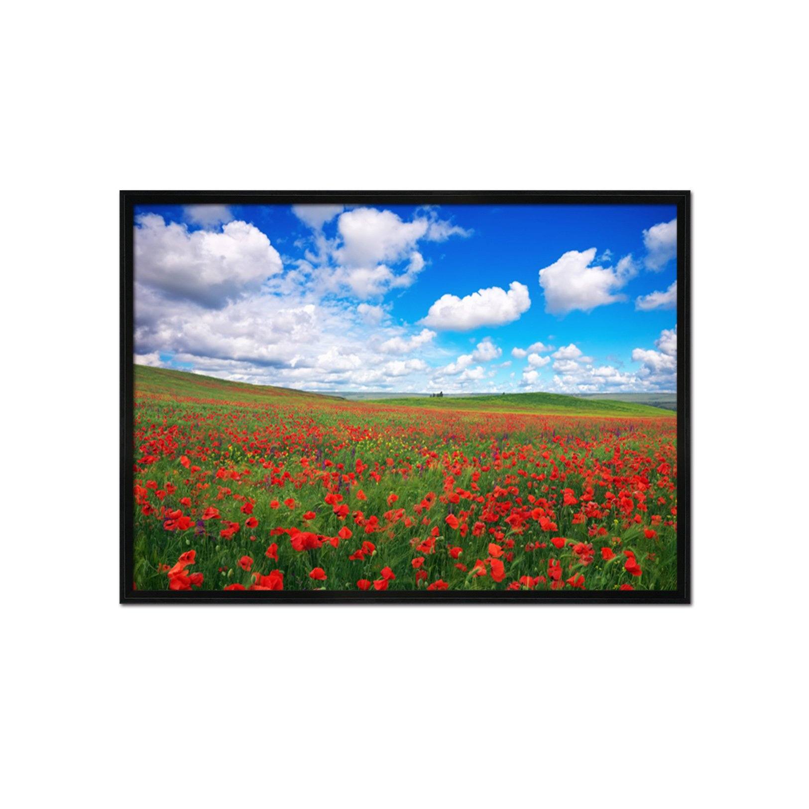 3D Flower Sea 168 Fake Framed Print Painting Wallpaper AJ Creativity Home