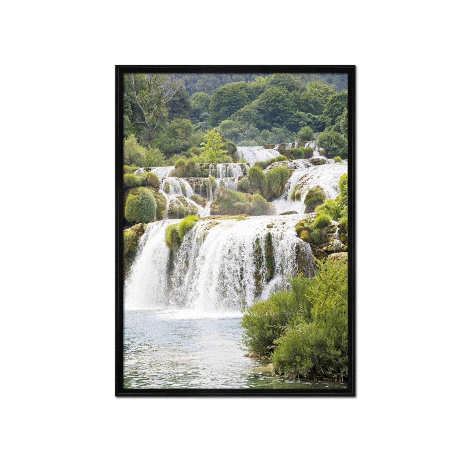 3D River Forest 139 Fake Framed Print Painting Wallpaper AJ Creativity Home