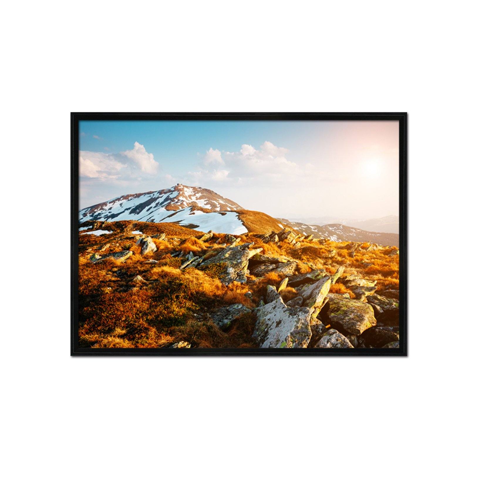 3D Hillside At Dusk 172 Fake Framed Print Painting Wallpaper AJ Creativity Home