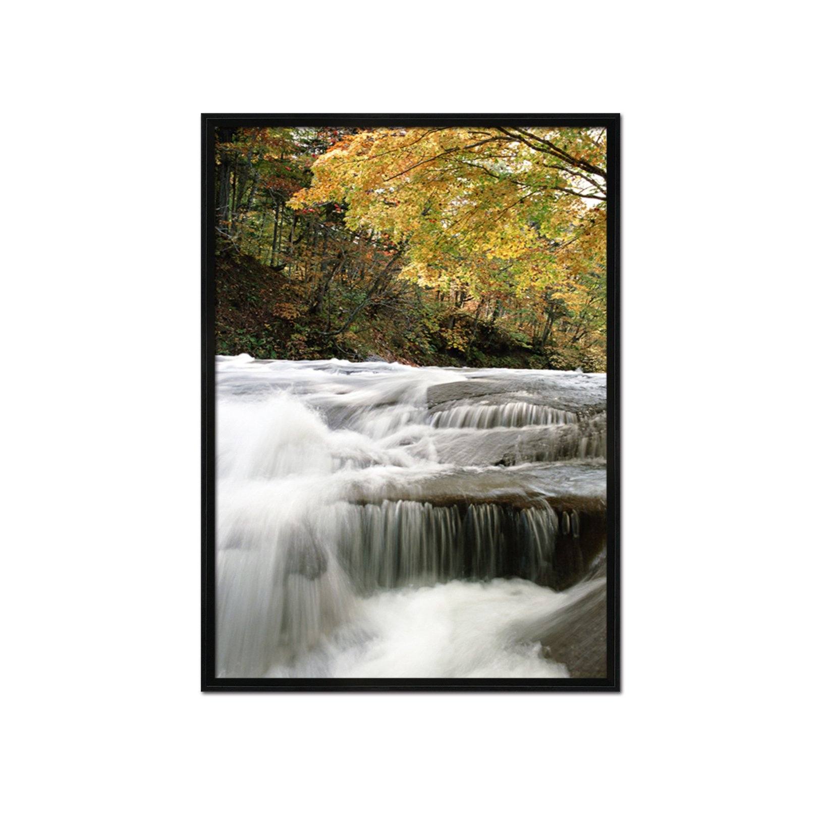 3D Forest River 006 Fake Framed Print Painting Wallpaper AJ Creativity Home