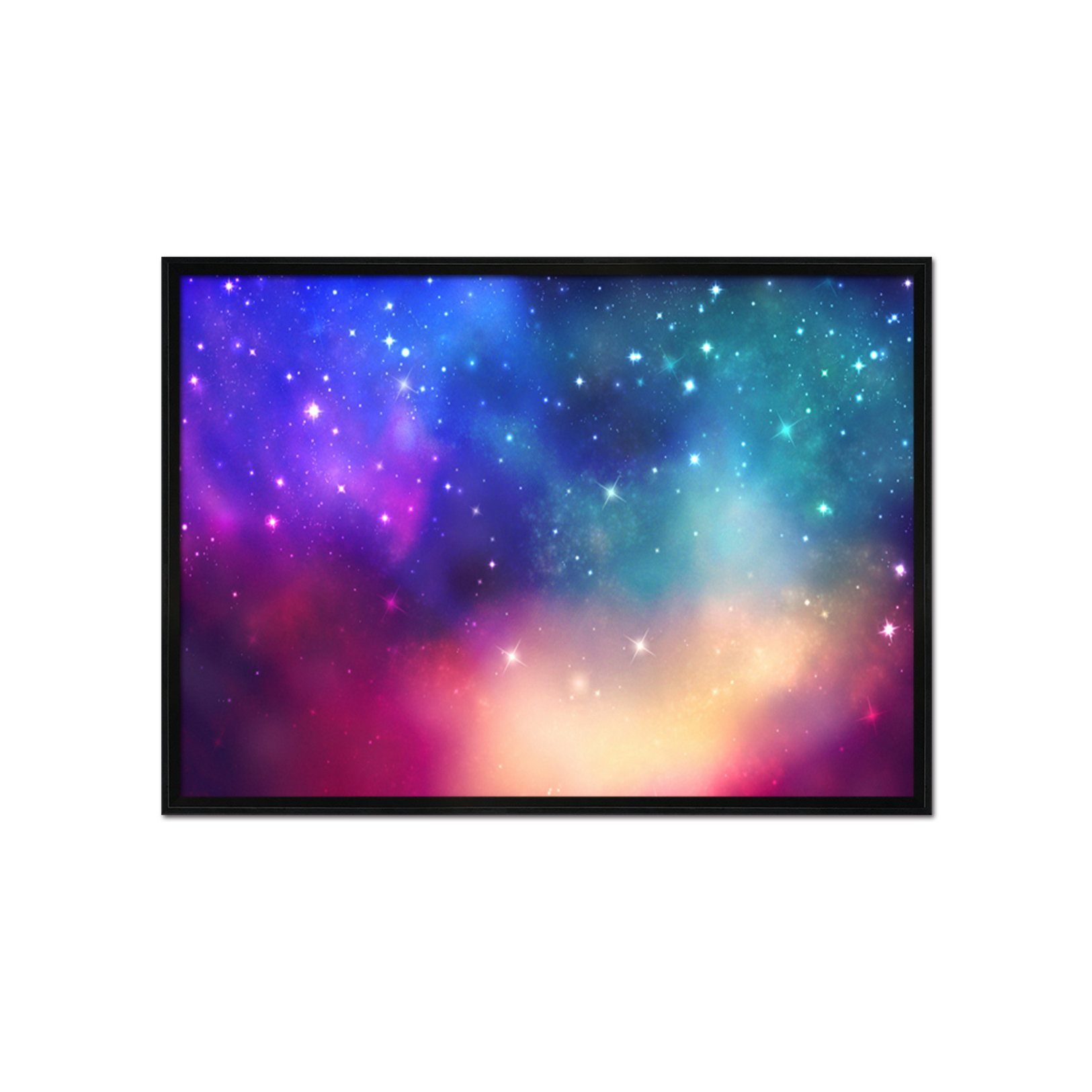 3D Color Cloud 190 Fake Framed Print Painting Wallpaper AJ Creativity Home