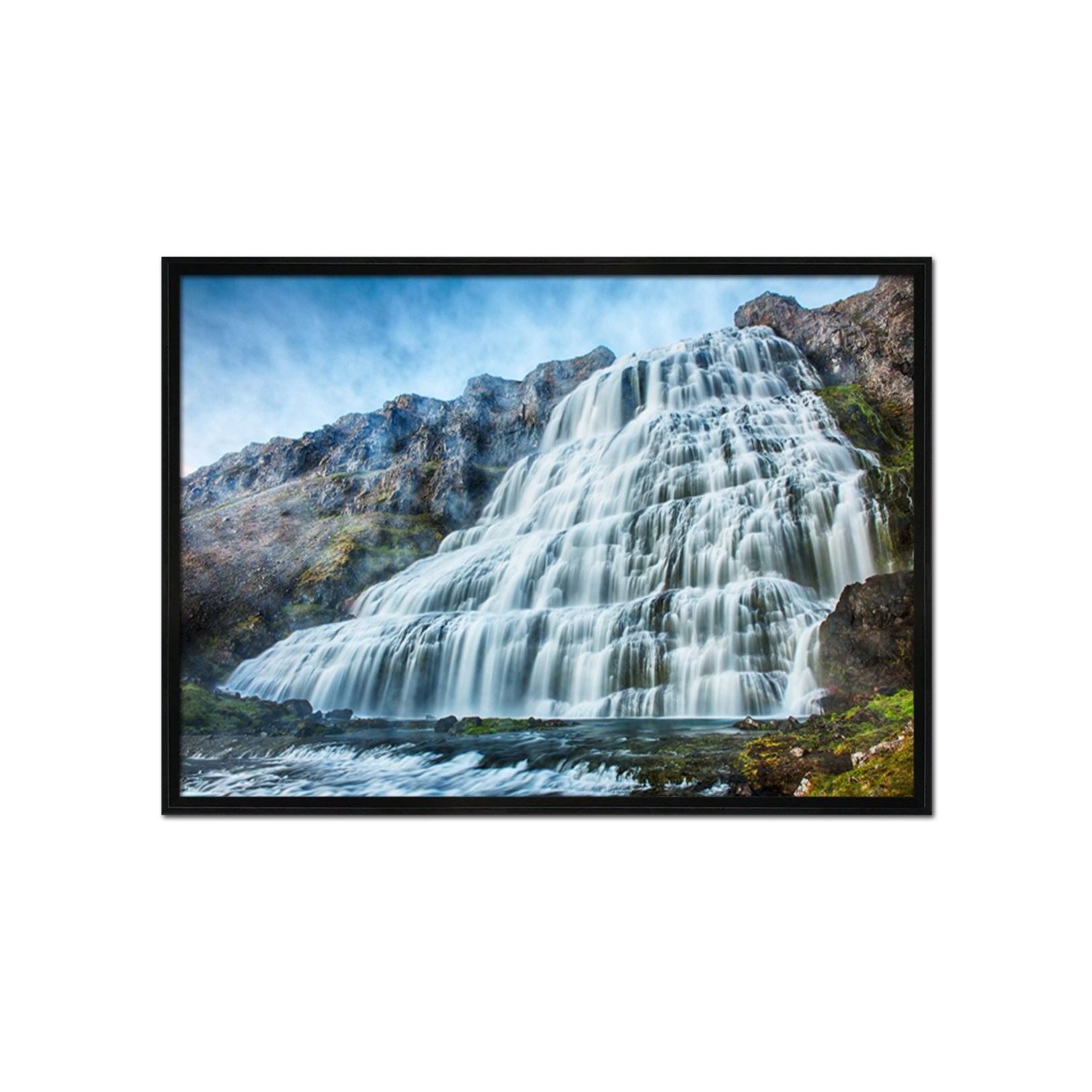 3D Mountain Stream 166 Fake Framed Print Painting Wallpaper AJ Creativity Home